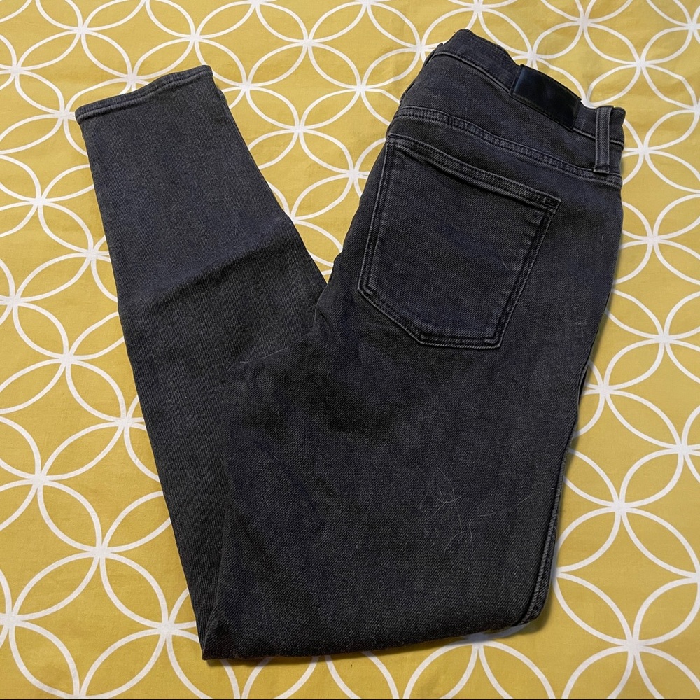 Madewell 10” high rise skinny 32 faded black